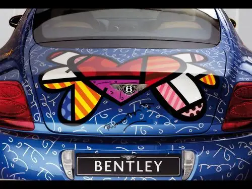 2009 Bentley Continental GT by Romero Britto White T-Shirt - idPoster.com