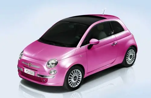 2009 Fiat 500 Birthday Gift for Barbie Fridge Magnet picture 99505