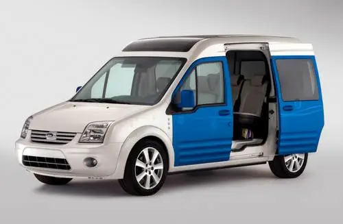2009 Ford Transit Connect Family One Concept White T-Shirt - idPoster.com