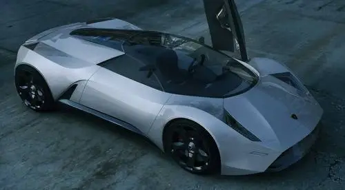 2009 Lamborghini Insecta Concept Design White T-Shirt - idPoster.com