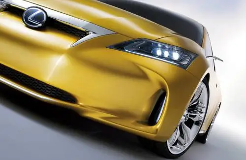 2009 Lexus LF-Ch Compact Hybrid Concept White Tank-Top - idPoster.com