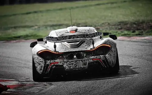2014 McLaren P1 GTR Men's Colored Hoodie - idPoster.com