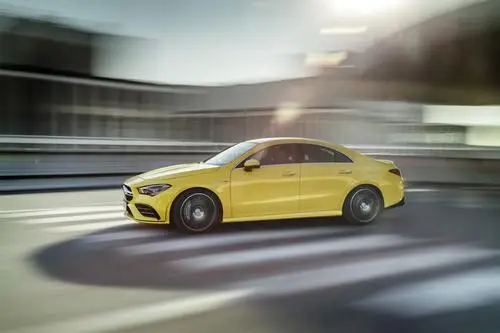 2019 Mercedes-AMG CLA 35 4Matic Women's Colored Hoodie - idPoster.com
