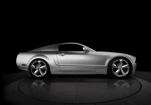 2009 Iacocca Silver 45th Anniversary Ford Mustang Wall Poster picture 99630