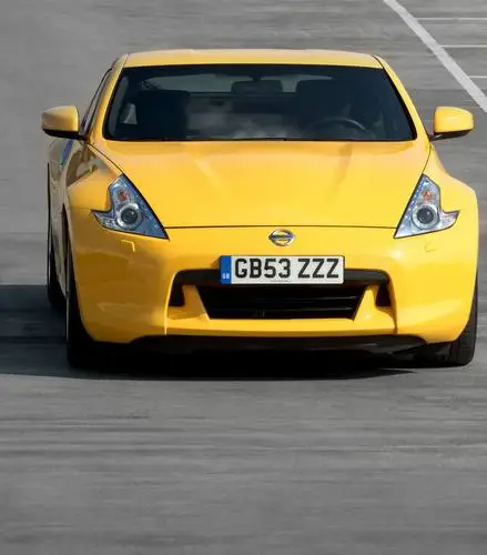2010 Nissan 370Z Yellow Jigsaw Puzzle picture 101293