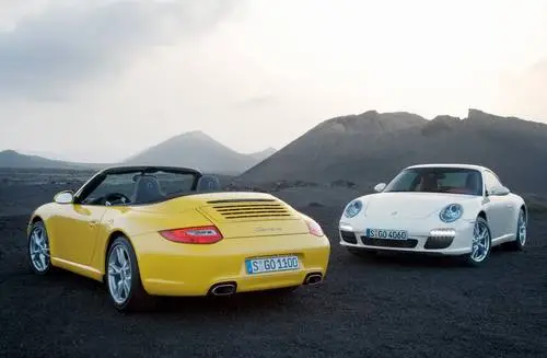 2009 Porsche 911 Carrera and Carrera S Coupe and Convertible Tote Bag - idPoster.com