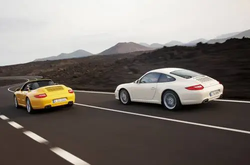 2009 Porsche 911 Carrera and Carrera S Coupe and Convertible Wall Poster picture 101462