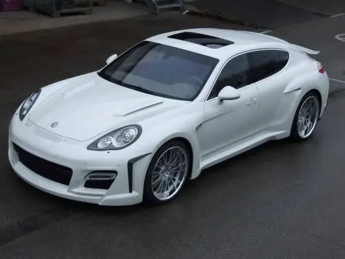 2010 FAB Design Porsche Panamera White T-Shirt - idPoster.com
