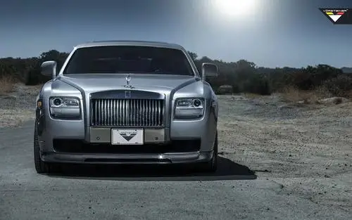 2014 Vorsteiner Rolls Royce Ghost Silver White T-Shirt - idPoster.com