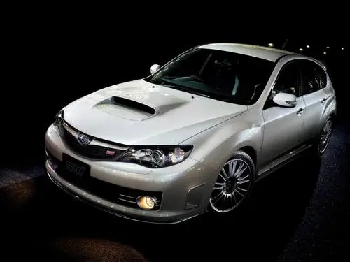 2009 Subaru Impreza WRX STI A-Line White Tank-Top - idPoster.com