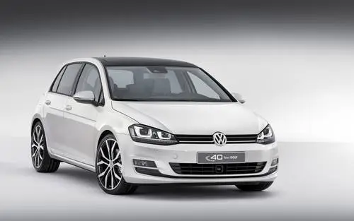 2014 Volkswagen Golf Edition Concept White T-Shirt - idPoster.com