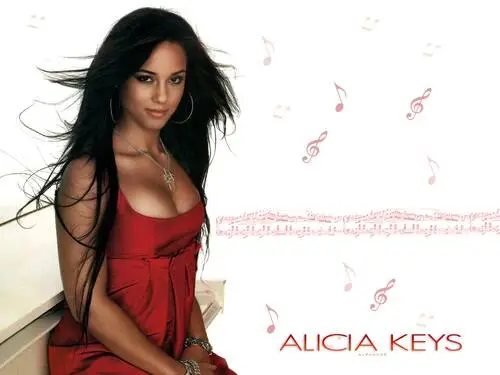 Alicia Keys White T-Shirt - idPoster.com