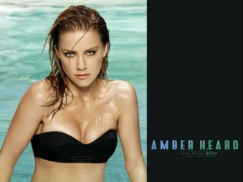 Amber Heard Men's Colored  Long Sleeve T-Shirt - idPoster.com