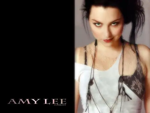 Amy Lee White T-Shirt - idPoster.com
