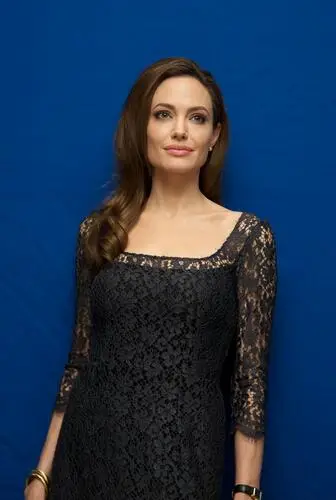 Angelina Jolie Women's Colored T-Shirt - idPoster.com