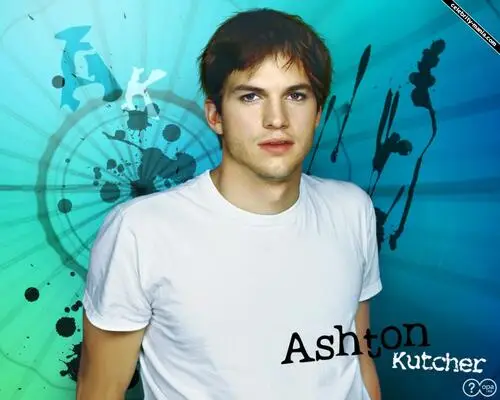 Ashton Kutcher Women's Colored T-Shirt - idPoster.com