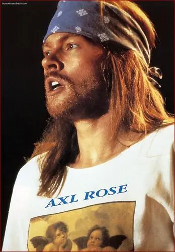 Axl Rose White T-Shirt - idPoster.com