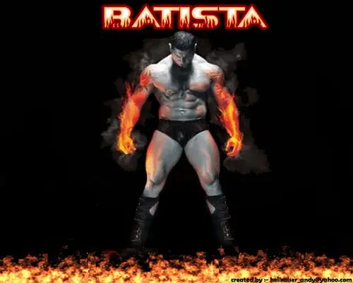 Batista White T-Shirt - idPoster.com