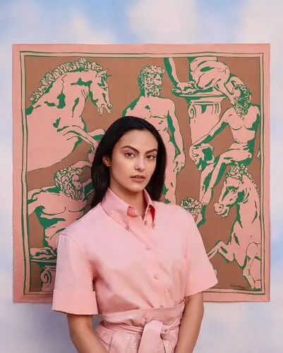 Camila Mendes Women's Colored  Long Sleeve T-Shirt - idPoster.com