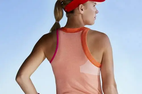 Caroline Wozniacki White T-Shirt - idPoster.com