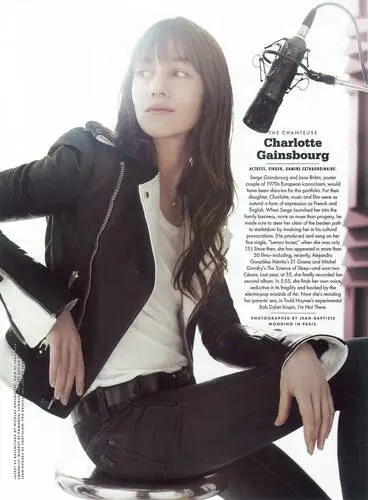 Charlotte Gainsbourg White T-Shirt - idPoster.com