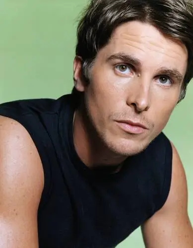 Christian Bale White Tank-Top - idPoster.com