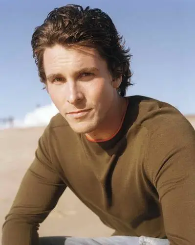 Christian Bale Men's Colored  Long Sleeve T-Shirt - idPoster.com