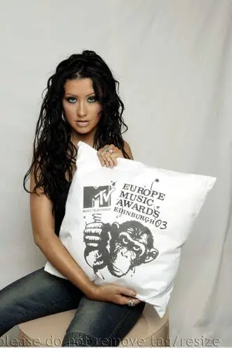 Christina Aguilera Women's Colored T-Shirt - idPoster.com