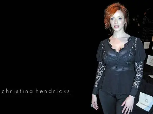 Christina Hendricks White T-Shirt - idPoster.com
