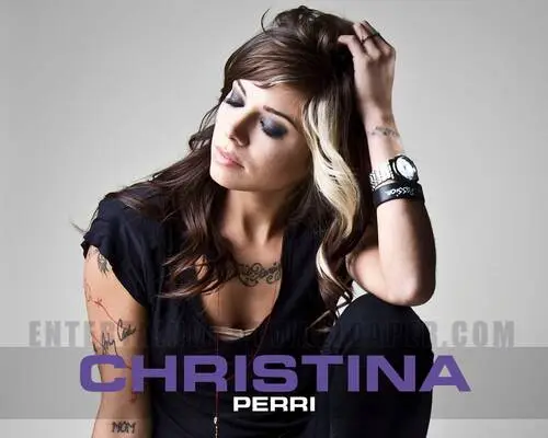 Christina Perri White Tank-Top - idPoster.com