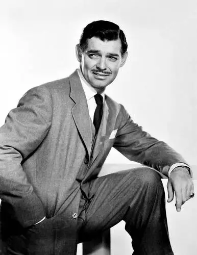 Clark Gable Men's Colored  Long Sleeve T-Shirt - idPoster.com