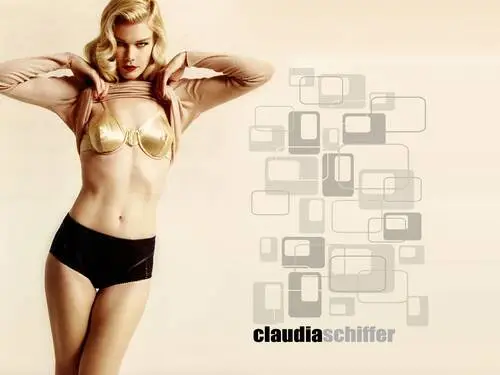 Claudia Schiffer Kitchen Apron - idPoster.com