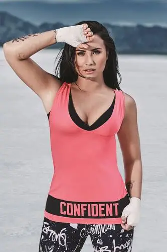 Demi Lovato White Tank-Top - idPoster.com