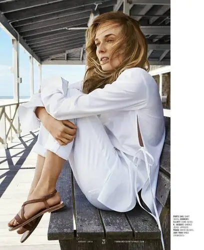 Diane Kruger Men's Colored  Long Sleeve T-Shirt - idPoster.com