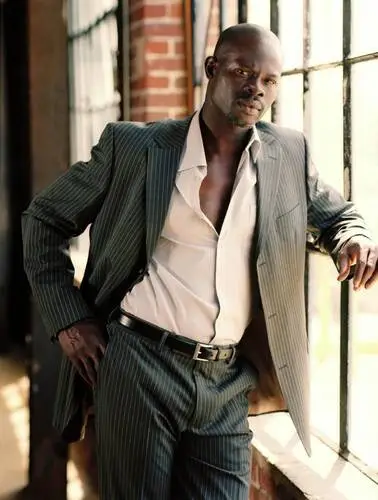 Djimon Hounsou White T-Shirt - idPoster.com