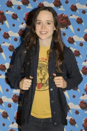 Ellen Page Men's Colored  Long Sleeve T-Shirt - idPoster.com