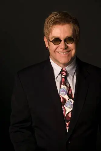 Elton John White T-Shirt - idPoster.com