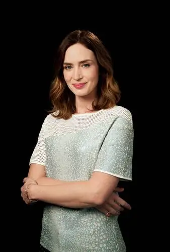 Emily Blunt Men's Colored  Long Sleeve T-Shirt - idPoster.com