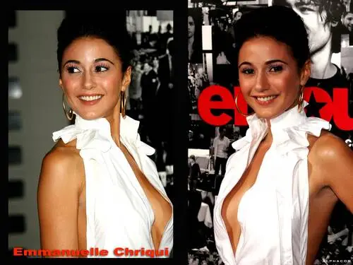 Emmanuelle Chriqui Women's Colored  Long Sleeve T-Shirt - idPoster.com