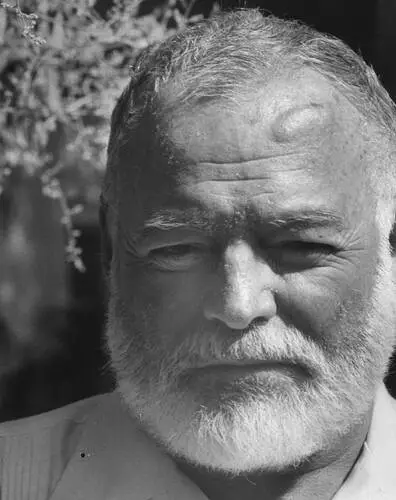 Ernest Hemingway Men's Colored  Long Sleeve T-Shirt - idPoster.com