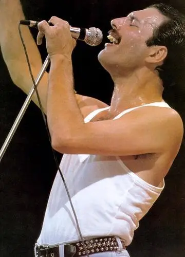 Freddie Mercury Men's Colored T-Shirt - idPoster.com