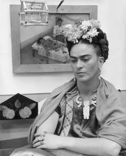 Frida Kahlo White Tank-Top - idPoster.com