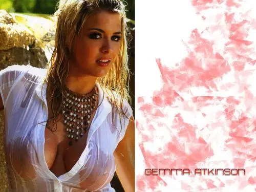 Gemma Atkinson White Tank-Top - idPoster.com