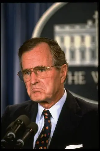 George Herbert Walker Bush Protected Face mask - idPoster.com