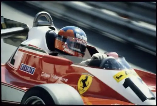 Gilles Villeneuve White Tank-Top - idPoster.com