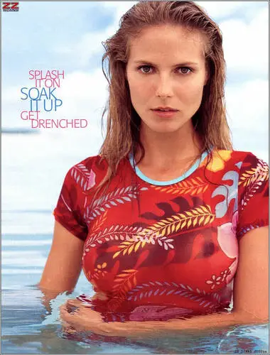Heidi Klum Women's Colored T-Shirt - idPoster.com