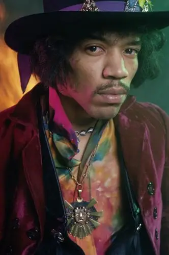 Jimi Hendrix Women's Colored Hoodie - idPoster.com
