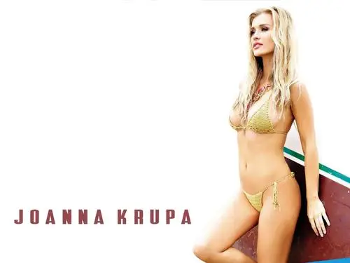 Joanna Krupa White T-Shirt - idPoster.com