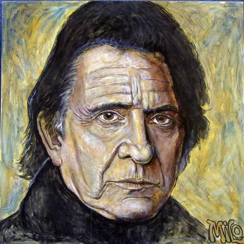 Johnny Cash Drawstring Backpack - idPoster.com