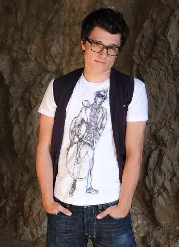 Josh Hutcherson Men's Colored  Long Sleeve T-Shirt - idPoster.com